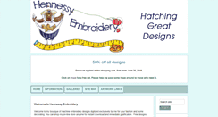 Desktop Screenshot of hennessyembroidery.net